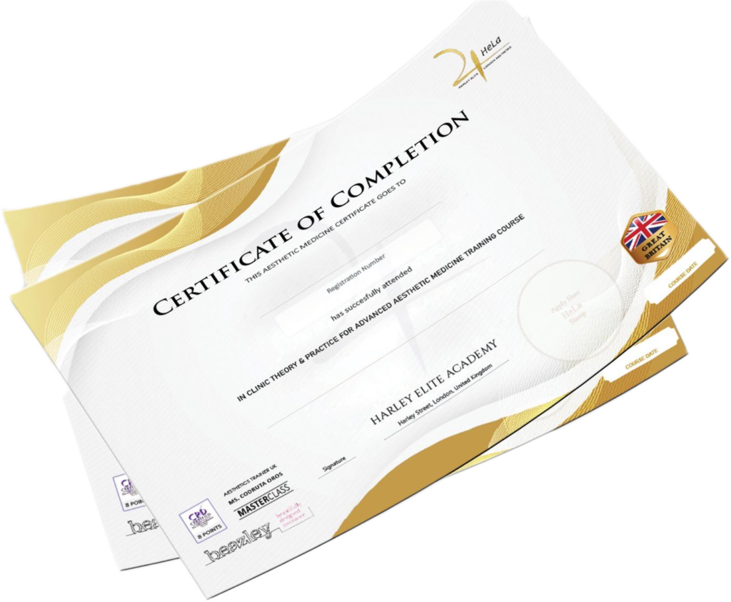 Harley Elite Phlebotomy and PRP certificate