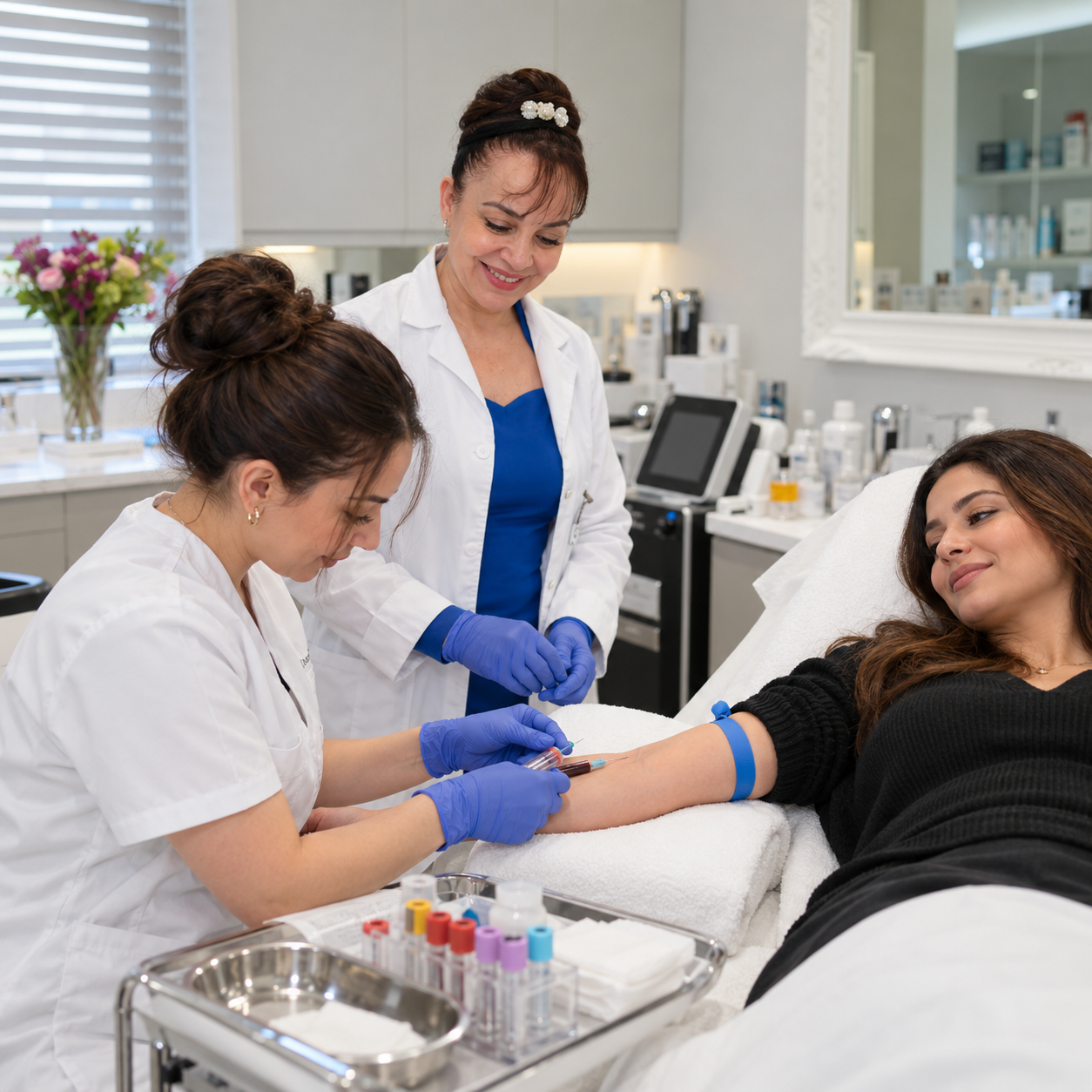 Phlebotomy practical training