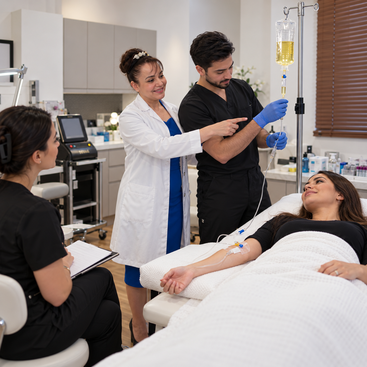 IV Vitamin Infusion practical training